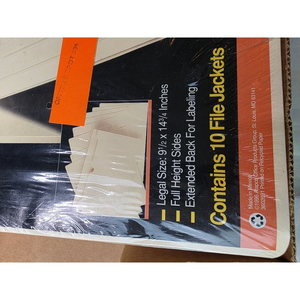 Pendaflex Essentials File Folders 150ct & Globe-Weis File Jackets 10ct Legal